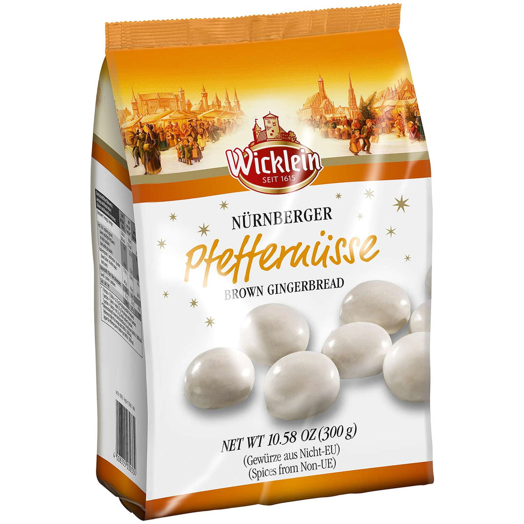 Wicklein Pfeffernuese White Glazed Gingerbread 300g